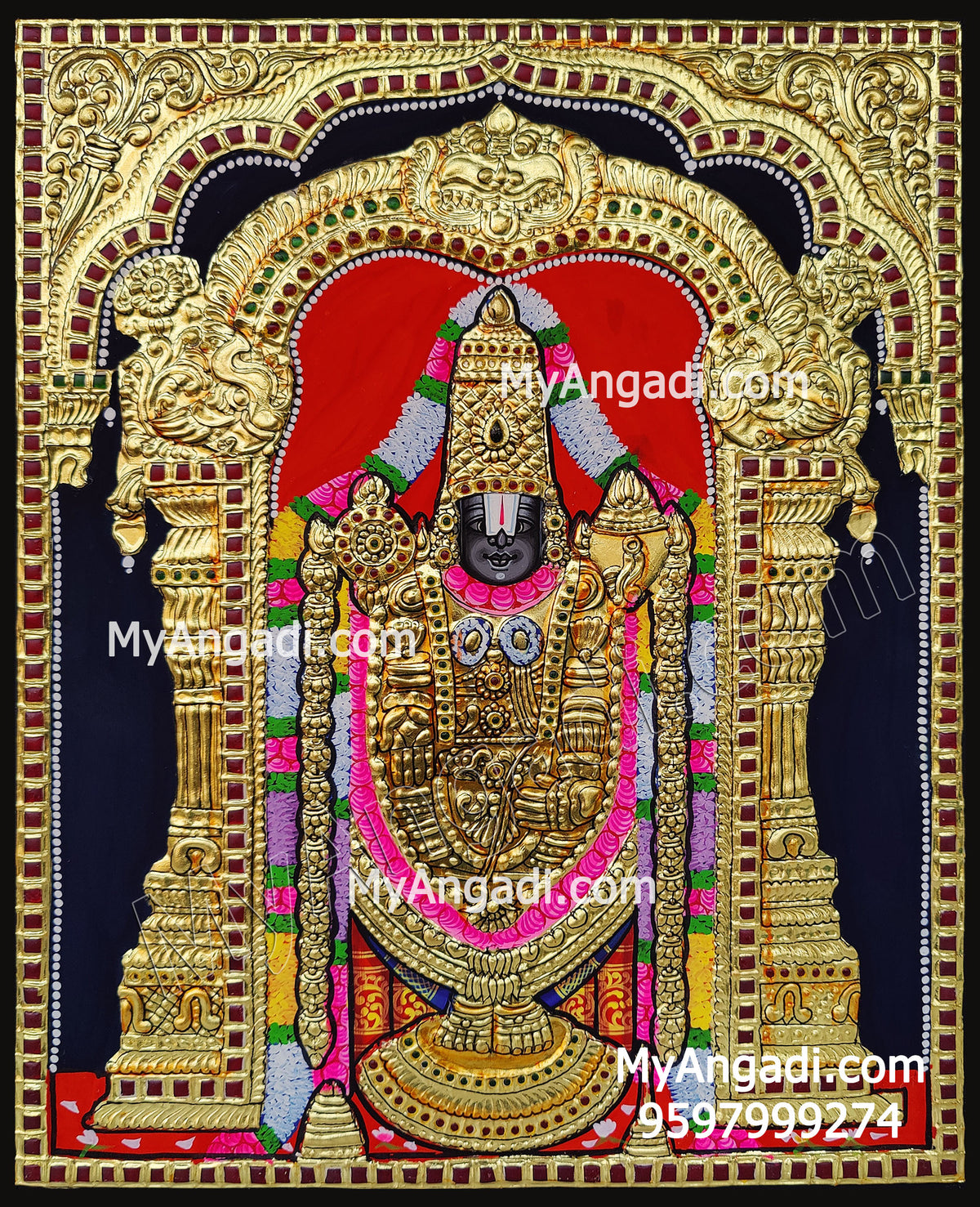 Balaji Tanjore Painting