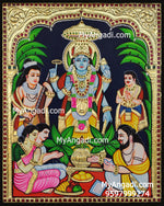 Sathya Narayana Swami Tanjore Painting