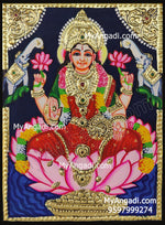 Gajalakshmi Tanjore Painting