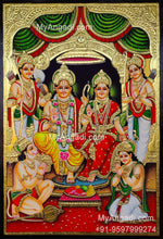 Ramar Pattabhishekam Tanjore Painting