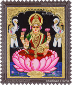Gajalakshmi Tanjore Painting