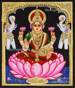 Gajalakshmi Tanjore Painting