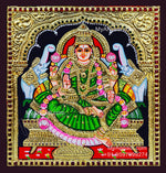 Gajalakshmi Tanjore Painting