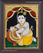 Butter Krishna Tanjore Painting