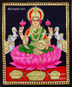 Gajalakshmi Tanjore Painting