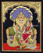 Narasimar Tanjore Painting, Lakshmi Narasimhar Tanjore Painting