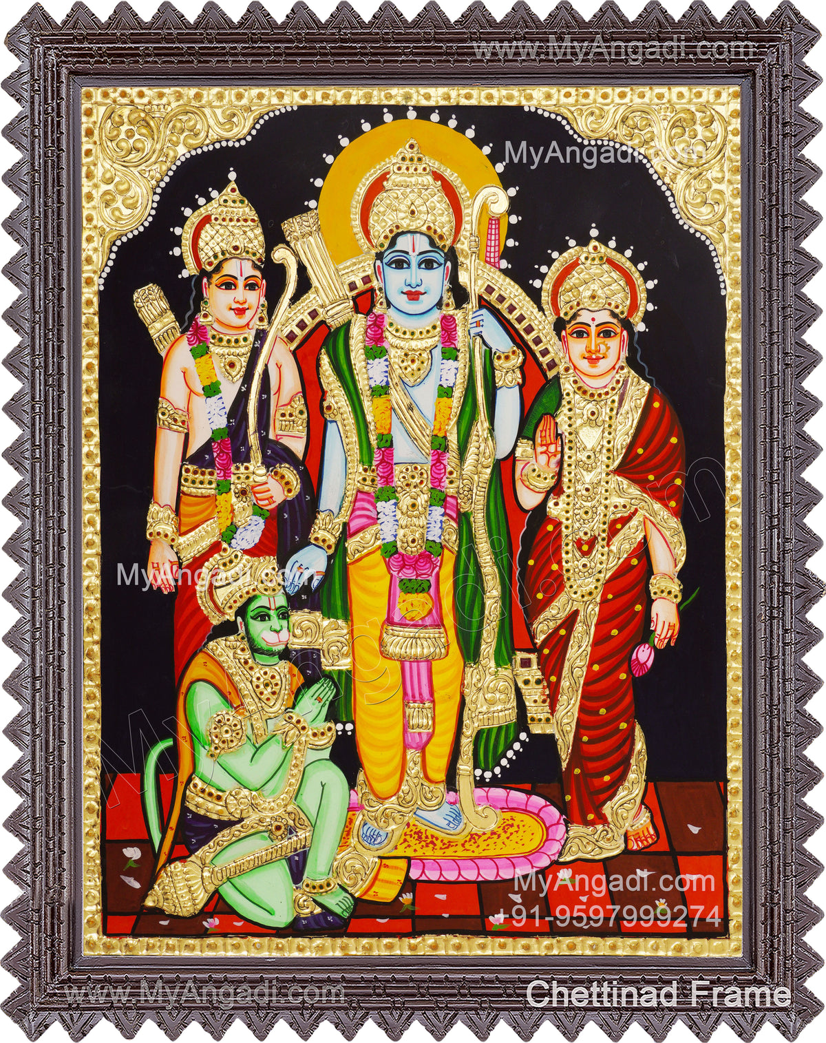 Ram Durbar Tanjore Painting