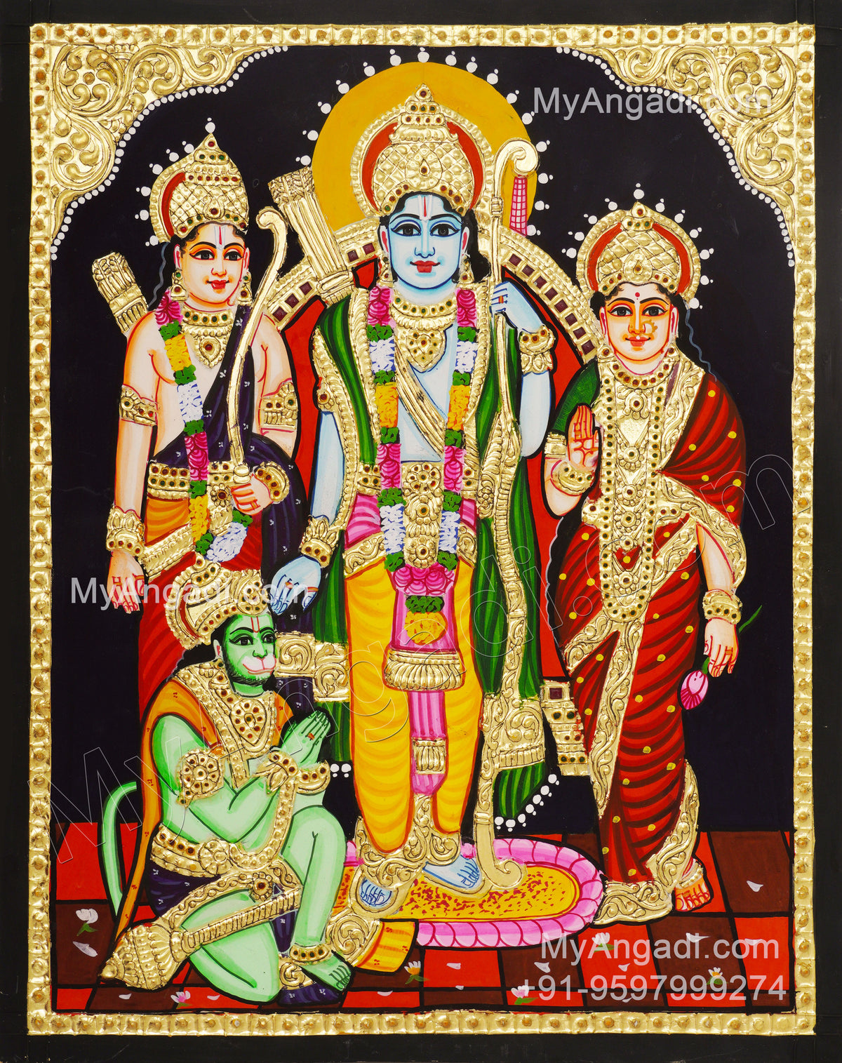 Ram Durbar Tanjore Painting