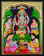 Sathya Narayana Swami Tanjore Painting