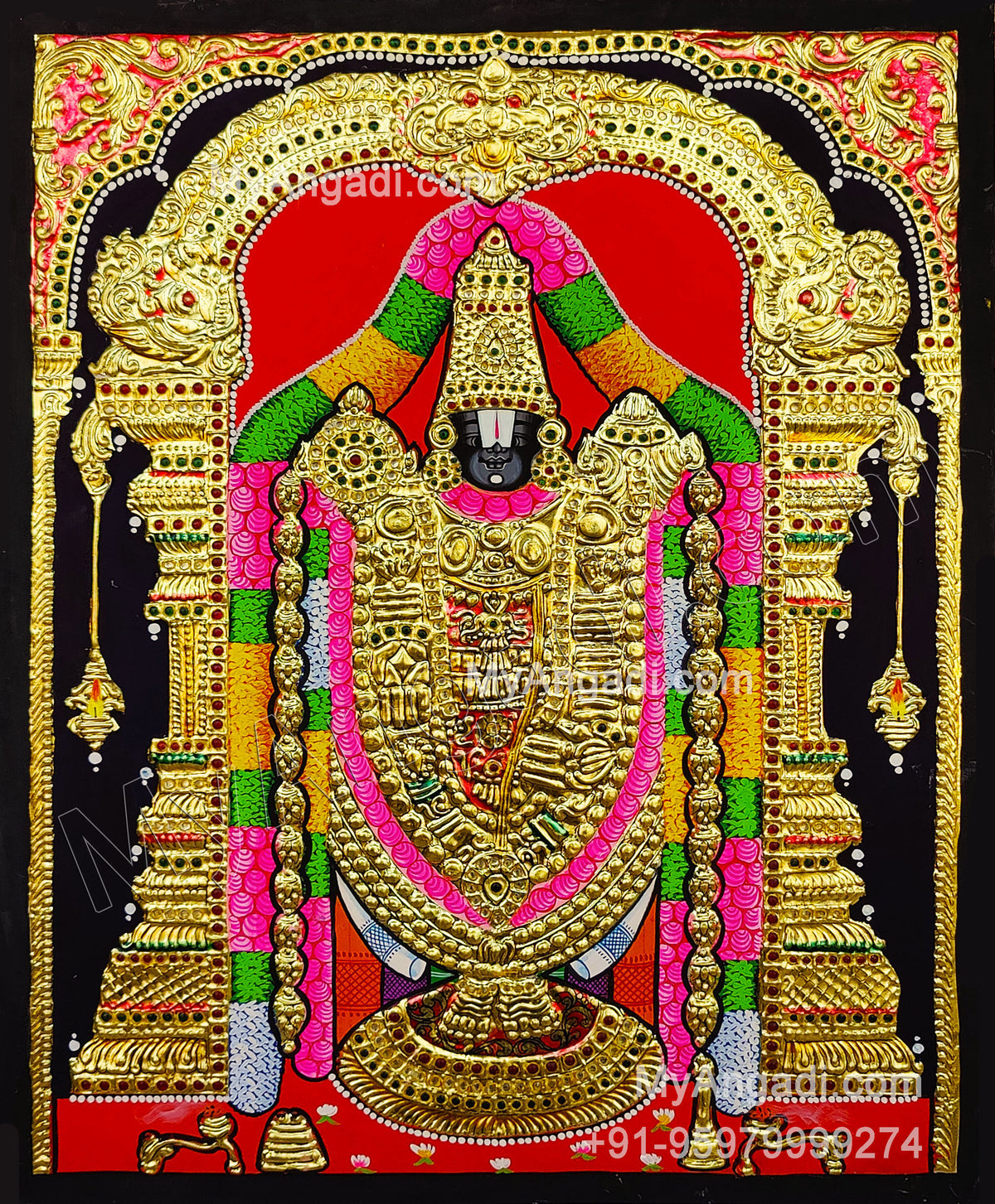 Balaji Tanjore Painting
