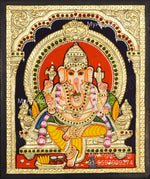 5 Set Ganesha Murugan Balaji Lakshmi Saraswathi Tanjore painting