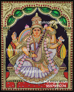 Saraswathi3D Tanjore Painting