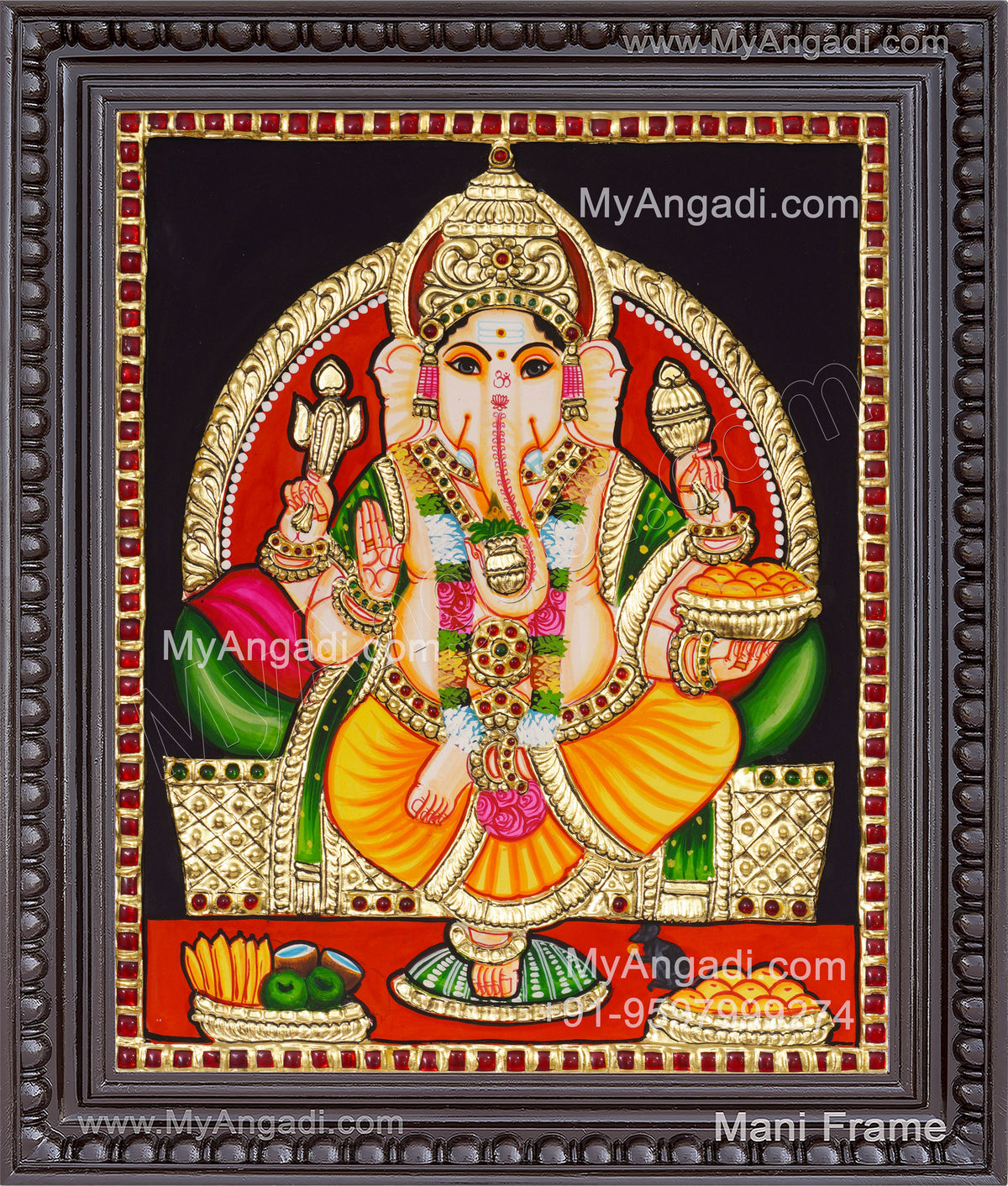 Ganapathi Tanjore Painting 