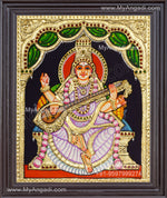 Saraswathi Tanjore Painting