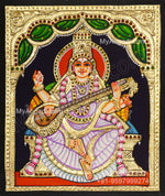Saraswathi Tanjore Painting