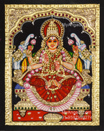 Gajalakshmi Tanjore Painting