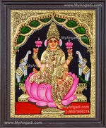 Gajalakshmi Tanjore Painting