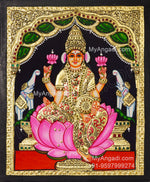 Gajalakshmi Tanjore Painting