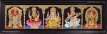 5 God - Ganesha, Lakshmi, Saraswathi, Balaji, Murugan Tanjore Painting