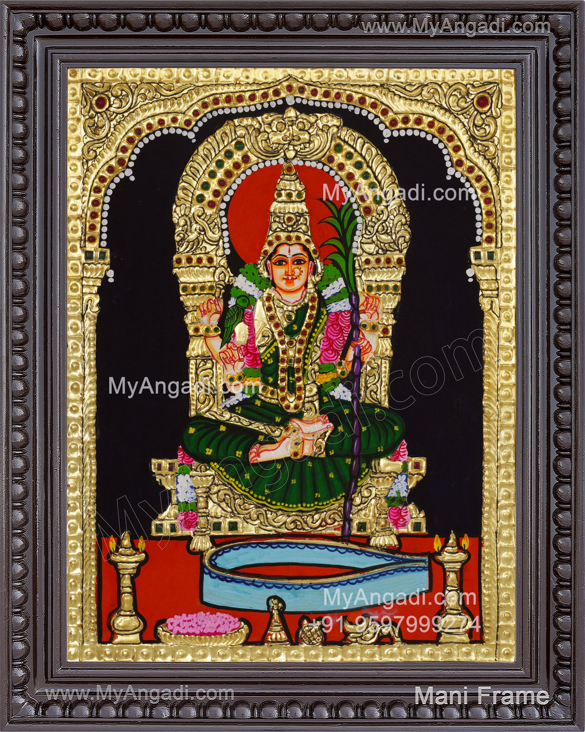 Lalitha Devi Tanjore Painting