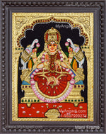 Gajalakshmi Tanjore Painting