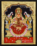 Gajalakshmi Tanjore Painting