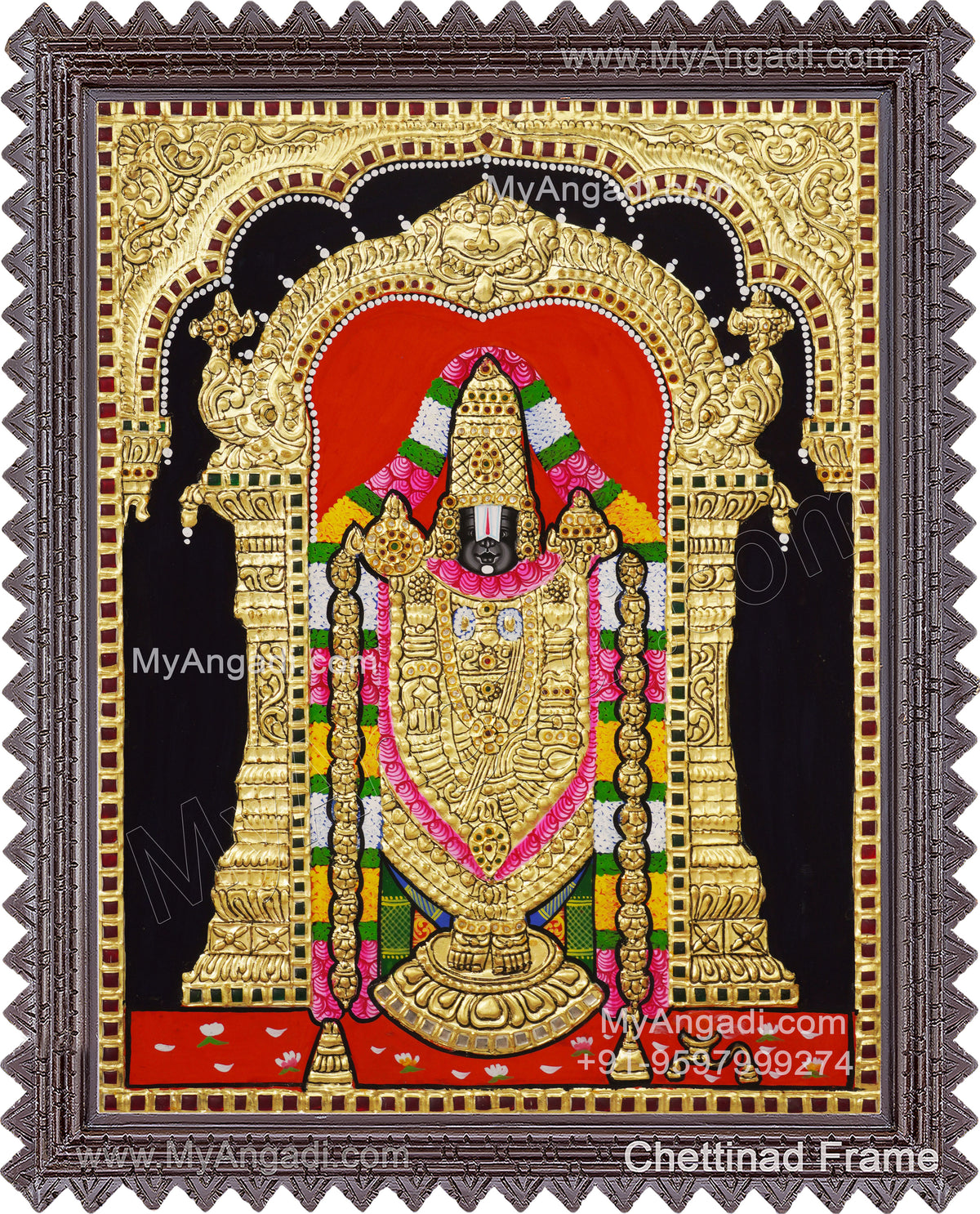 Balaji Tanjore Painting