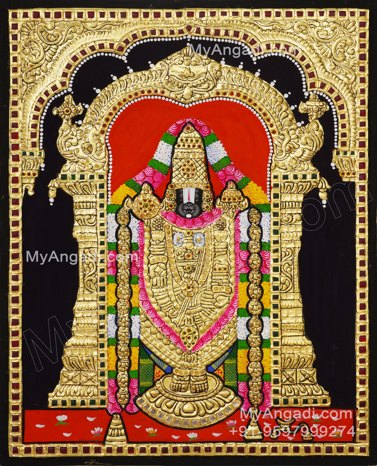 Balaji Tanjore Painting