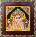Small Ganesha Tanjore Paintings