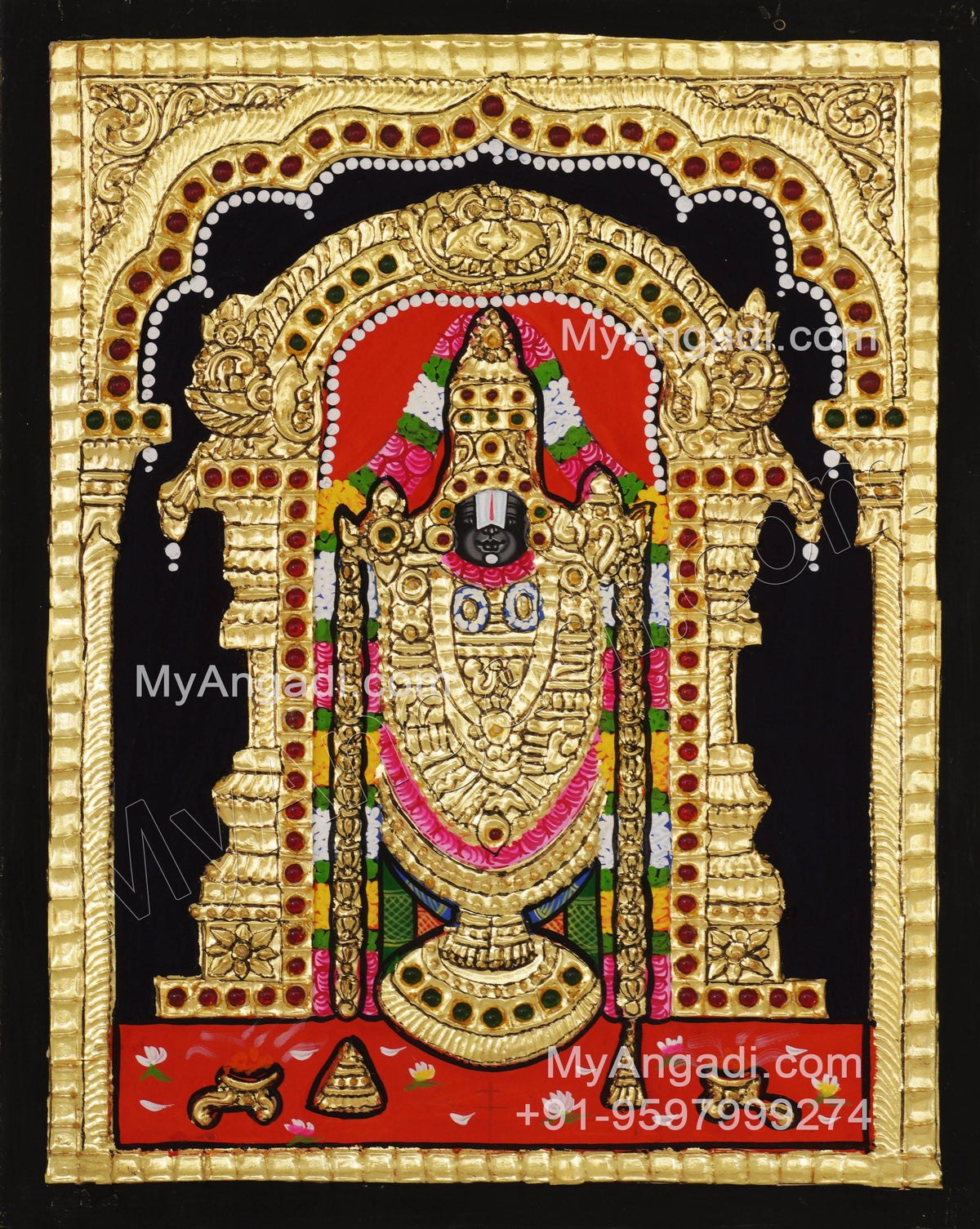 5 Set Tanjore Paintings
