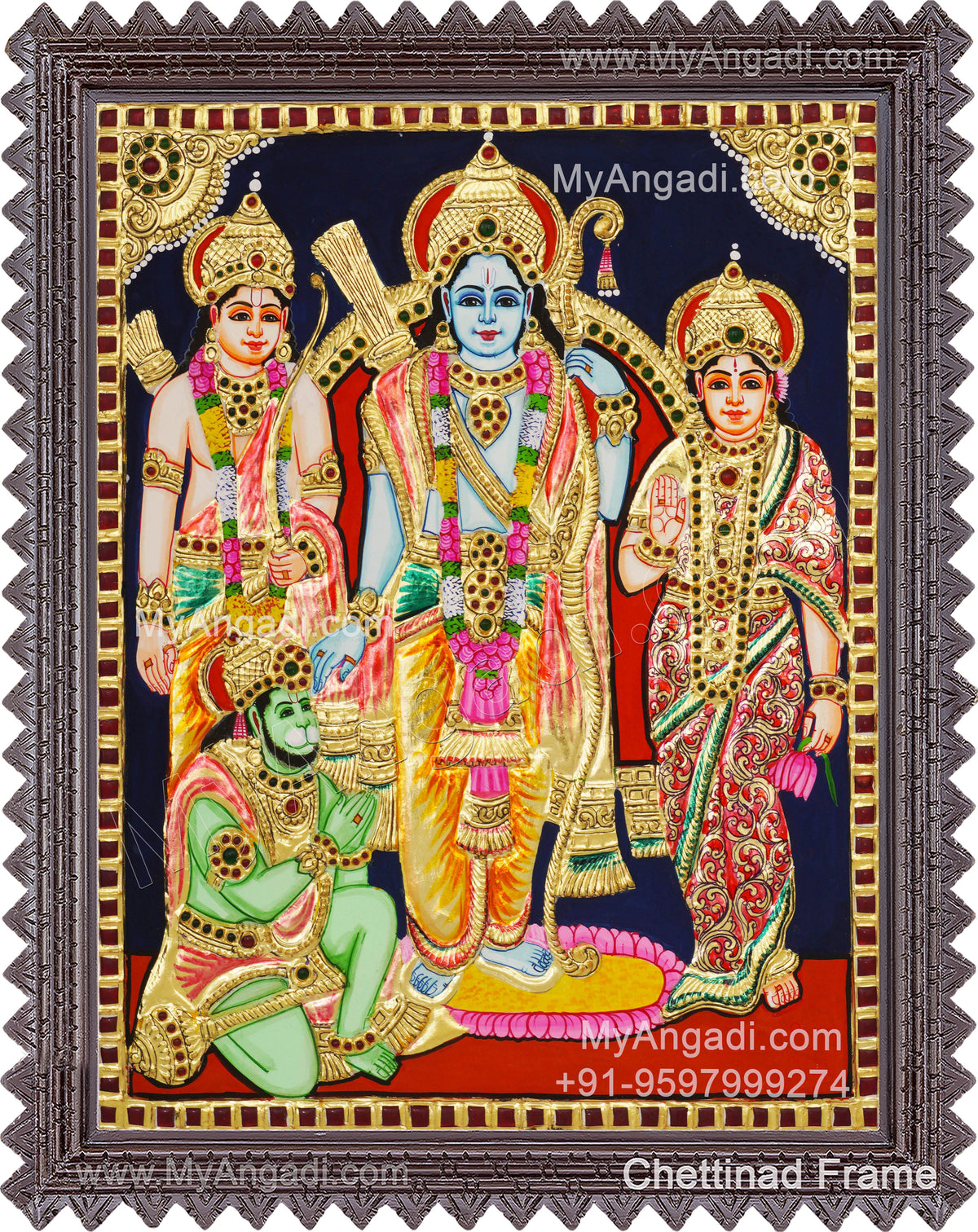 Ram Durbar Tanjore Painting