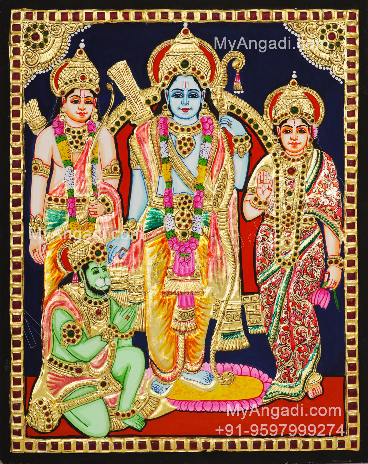 Ram Durbar Tanjore Painting