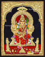 Kamatchi Amman Tanjore Painting