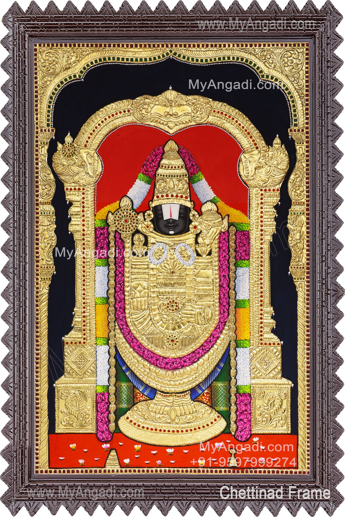 Balaji Tanjore Painting