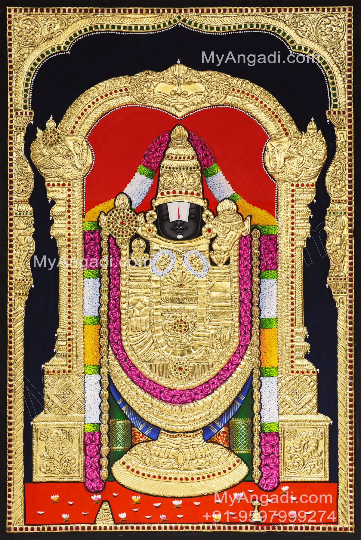 Balaji Tanjore Painting