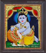 Butter Krishna Tanjore Painting