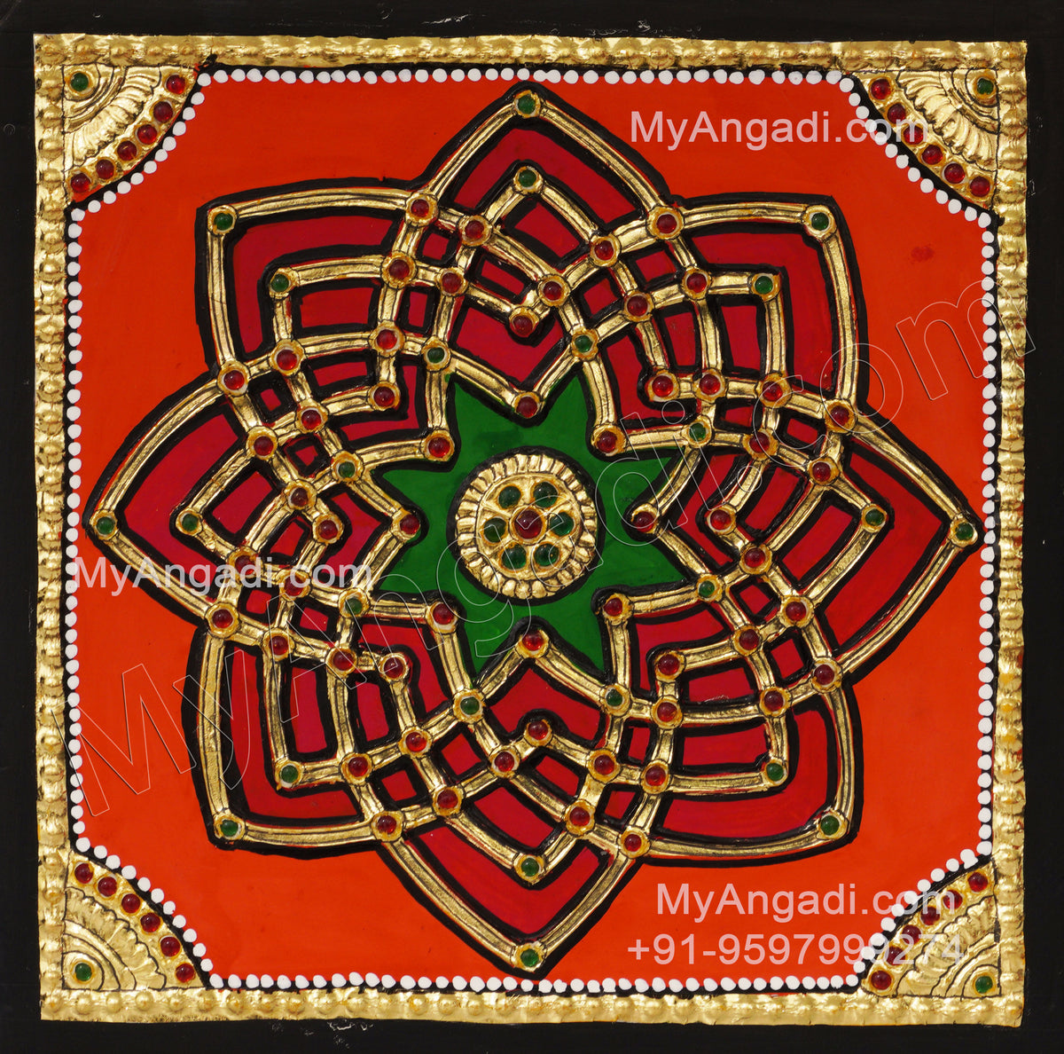 Aiswarya Kolam Tanjore Painting