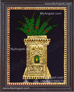 Tulsi Maadam Tanjore Painting