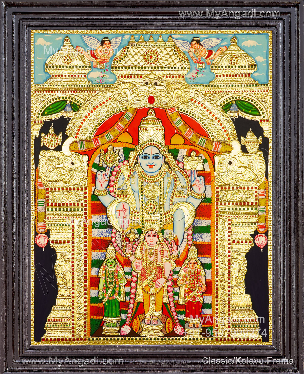 Gunaseela Perumal Tanjore Painting
