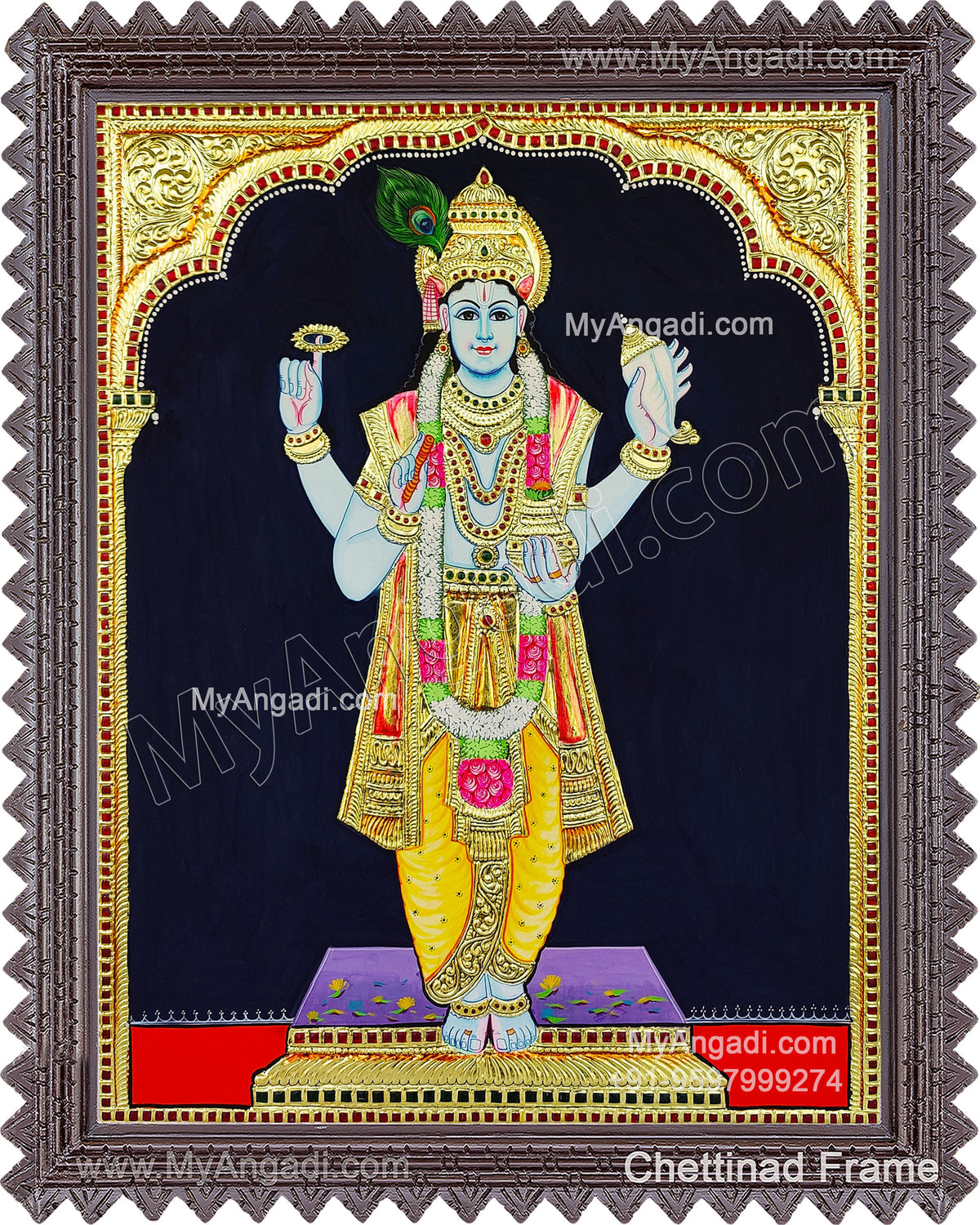 Danwantri Tanjore Painting
