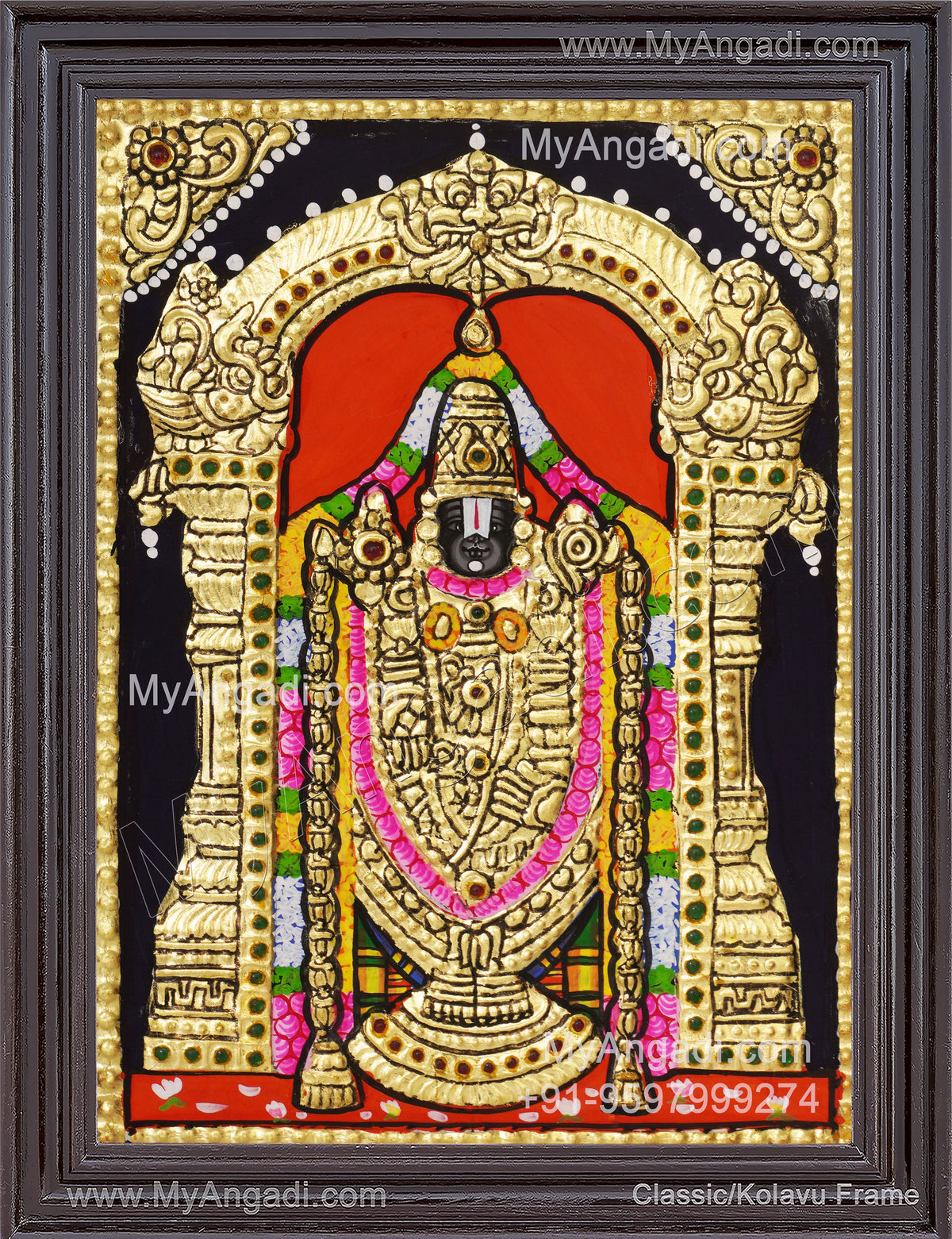 Balaji Tanjore Painting