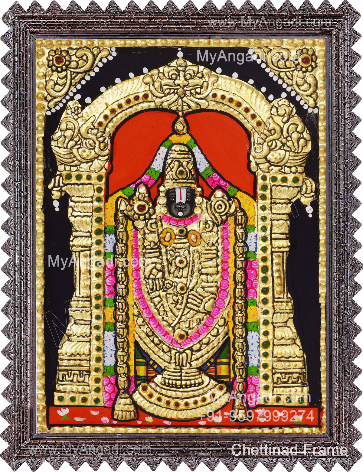 Balaji Tanjore Painting
