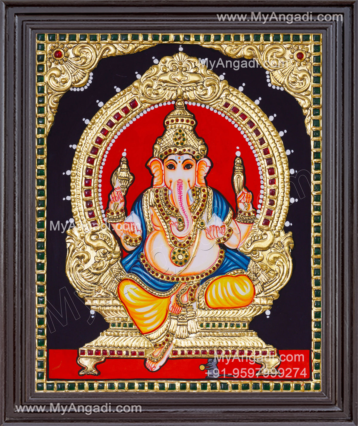 Ganesha Tanjore Paintings