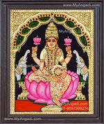 Gajalakshmi Tanjore Painting