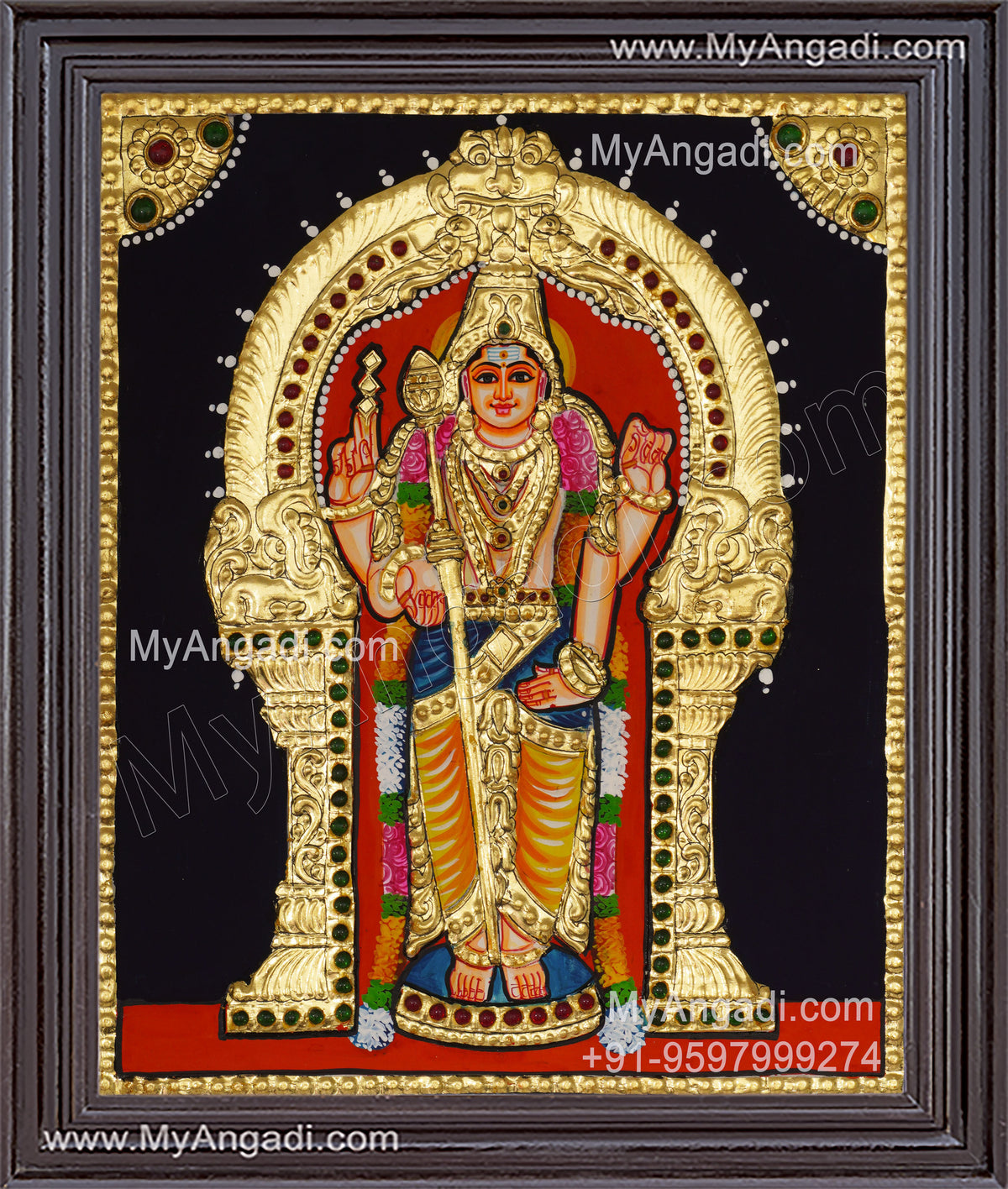 Murugan Tanjore Painting