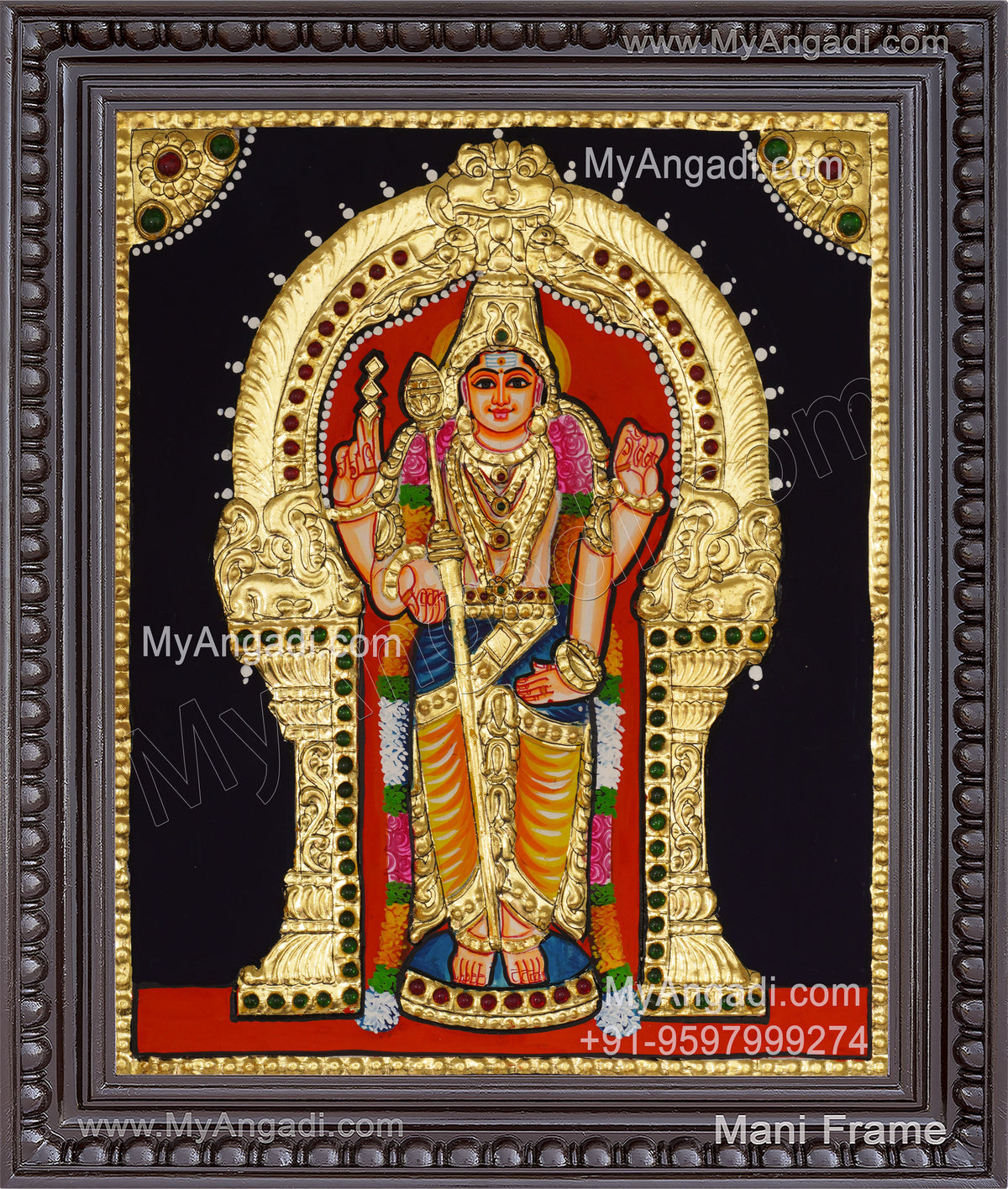 Murugan Tanjore Painting