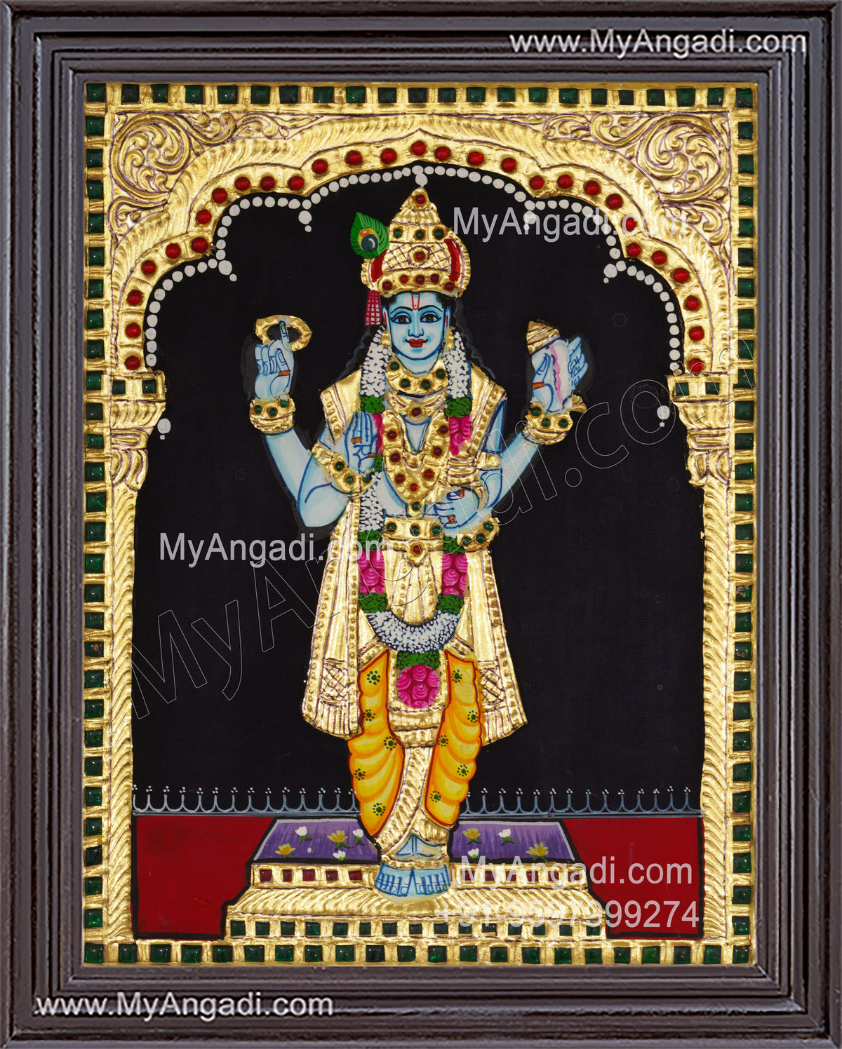 Dhanwantari Tanjore Painting