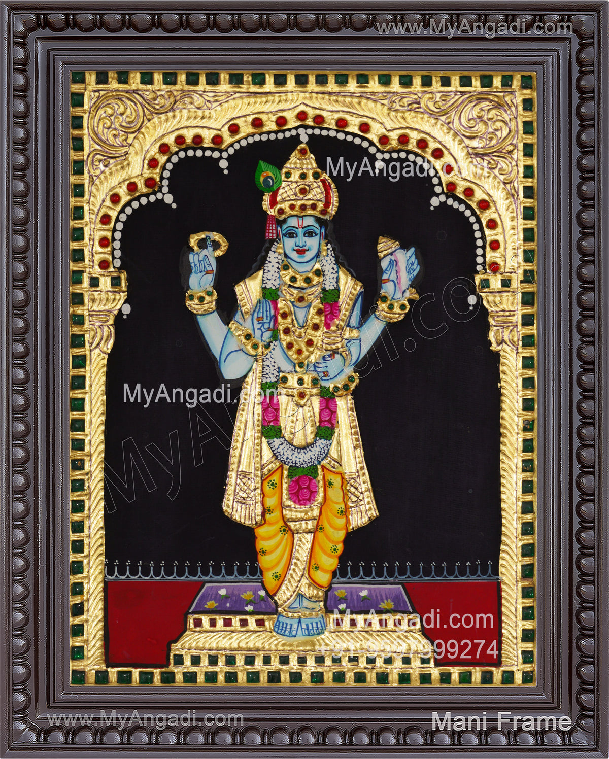 Dhanwantari Tanjore Painting