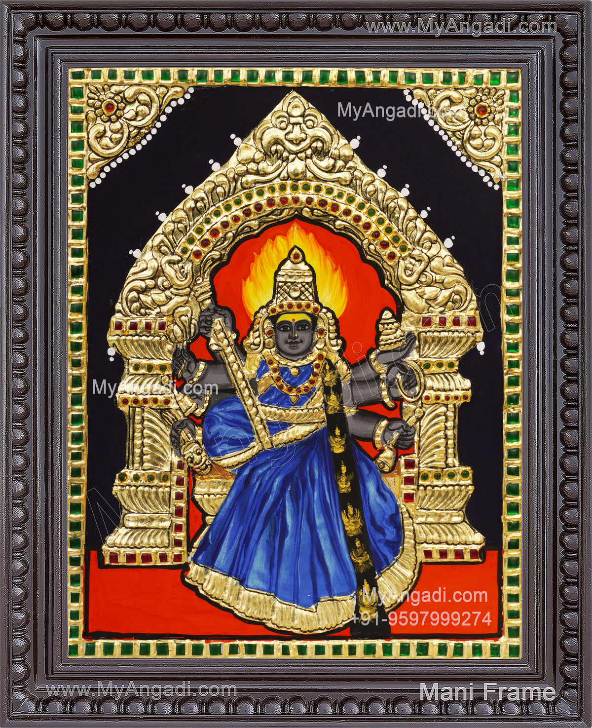 Athanur Amman Tanjore Painting