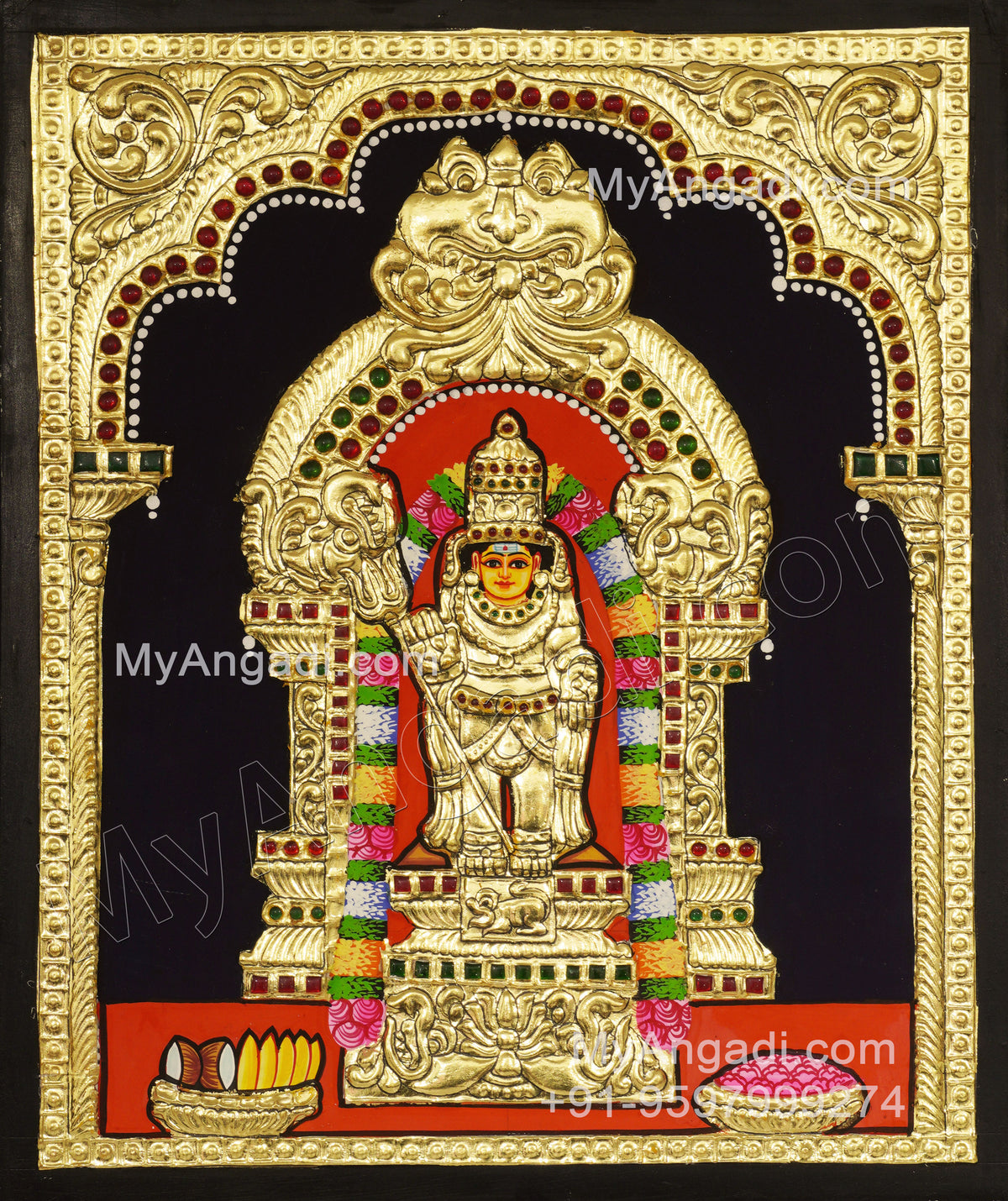 Balaguru Swamy Tanjore Painting